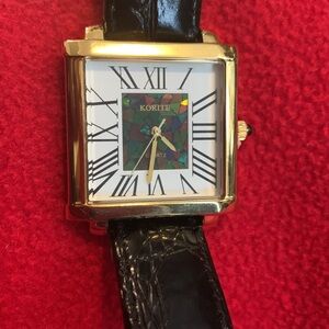 Brand new unisex  Korite Ammolite Quartz watch
